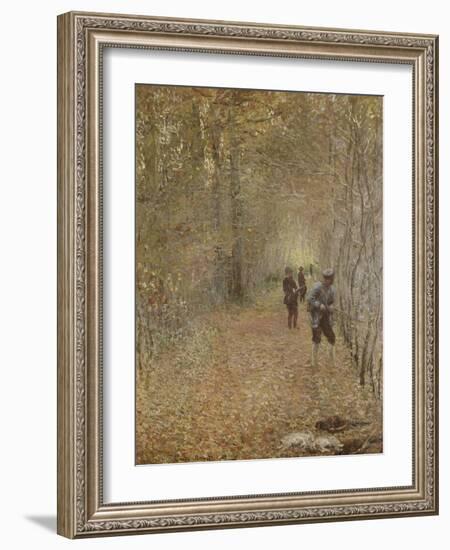 La chasse-Claude Monet-Framed Giclee Print