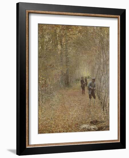 La chasse-Claude Monet-Framed Giclee Print