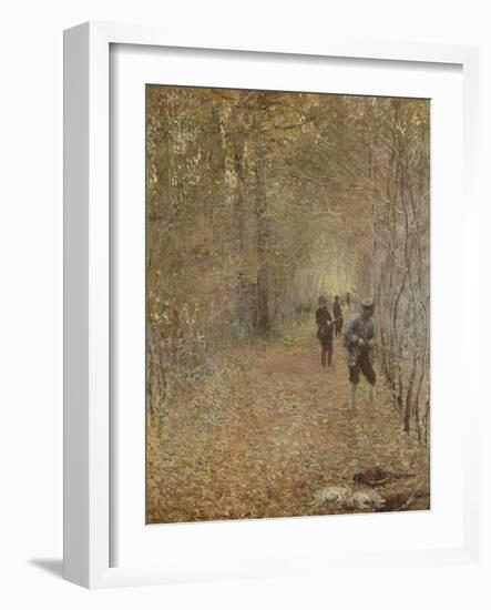 La chasse-Claude Monet-Framed Giclee Print