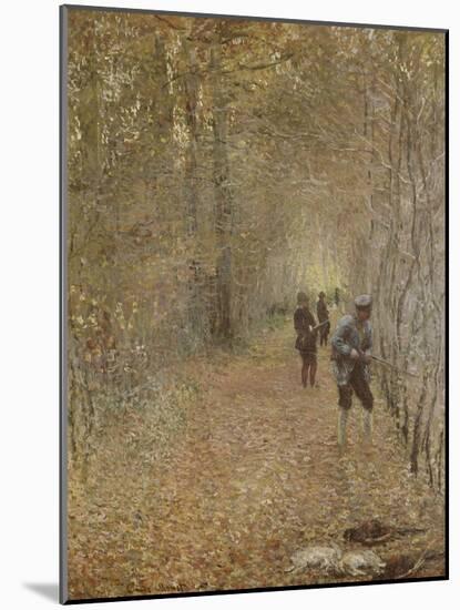 La chasse-Claude Monet-Mounted Giclee Print