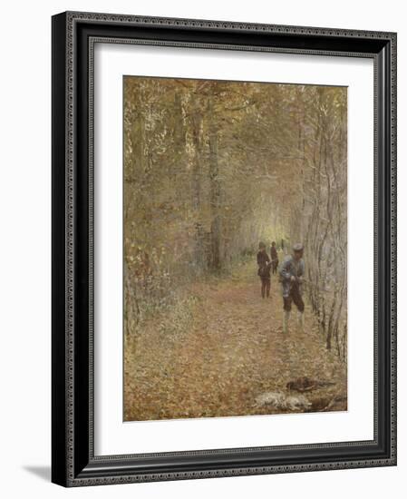 La chasse-Claude Monet-Framed Giclee Print