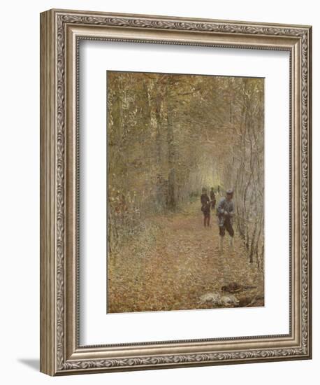 La chasse-Claude Monet-Framed Giclee Print