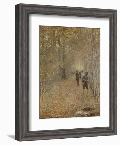 La chasse-Claude Monet-Framed Giclee Print