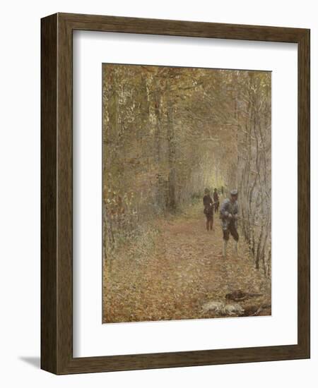 La chasse-Claude Monet-Framed Giclee Print