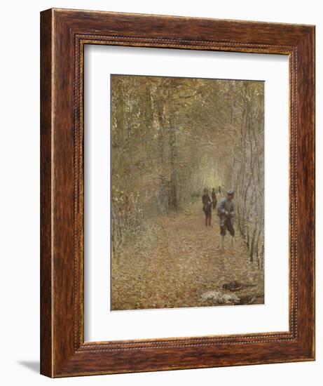 La chasse-Claude Monet-Framed Giclee Print