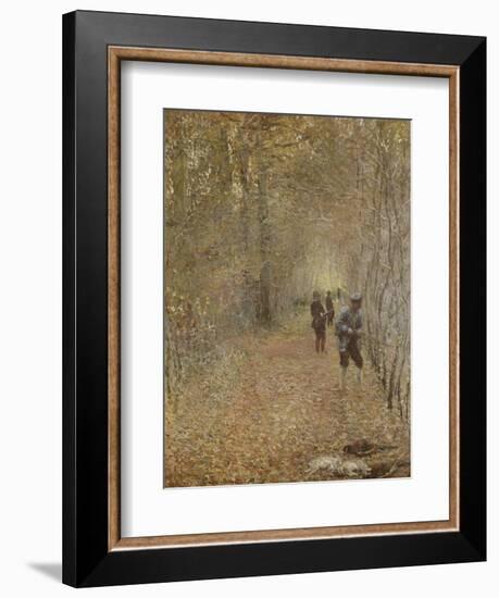 La chasse-Claude Monet-Framed Giclee Print