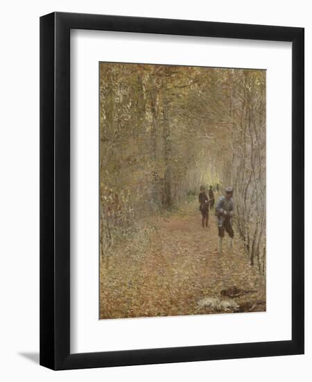 La chasse-Claude Monet-Framed Giclee Print