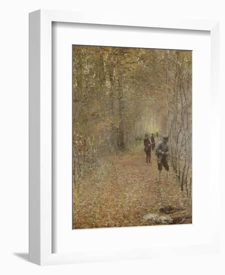 La chasse-Claude Monet-Framed Giclee Print