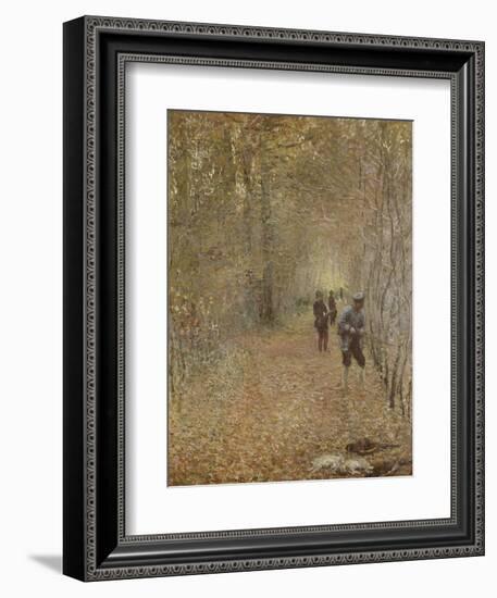 La chasse-Claude Monet-Framed Giclee Print