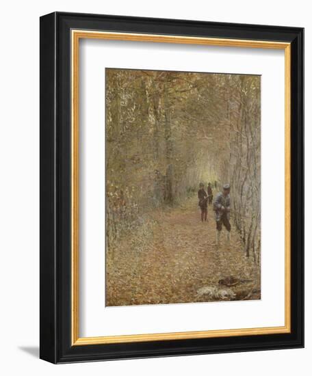 La chasse-Claude Monet-Framed Giclee Print