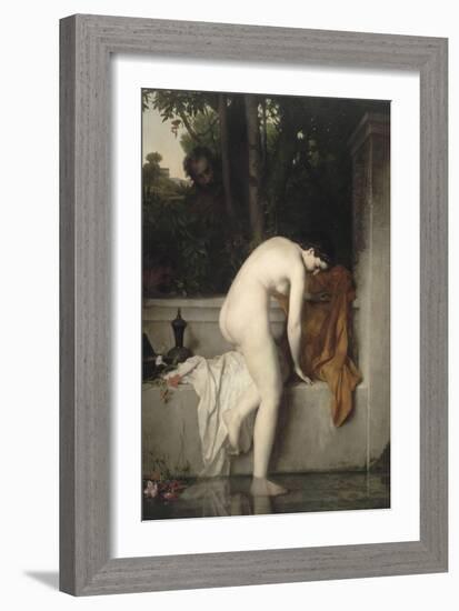 La chaste Suzanne , dit aussi Suzanne au bain-Jean Jacques Henner-Framed Giclee Print