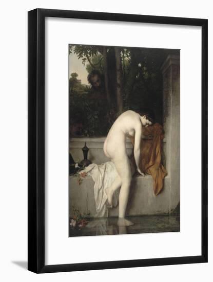 La chaste Suzanne , dit aussi Suzanne au bain-Jean Jacques Henner-Framed Giclee Print