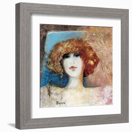 La Châtelaine-Huguette Lagacé-Framed Art Print