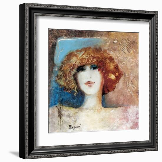 La Châtelaine-Huguette Lagacé-Framed Art Print