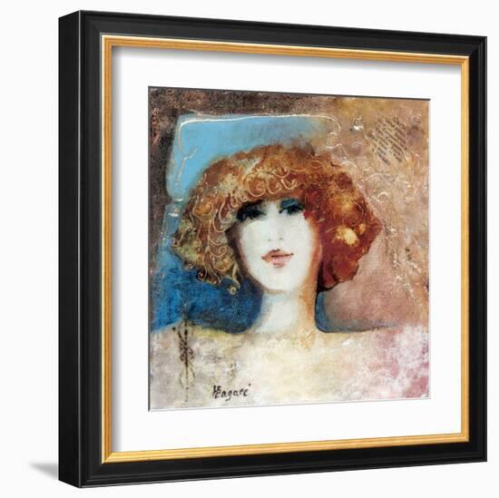 La Châtelaine-Huguette Lagacé-Framed Art Print