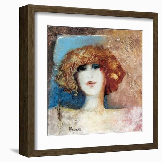 La Châtelaine-Huguette Lagacé-Framed Art Print