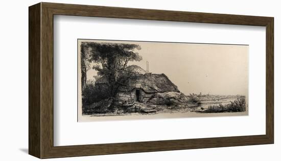 La Chaurmiere au Grand Arbre (B226)-Amand Durand-Framed Collectable Print