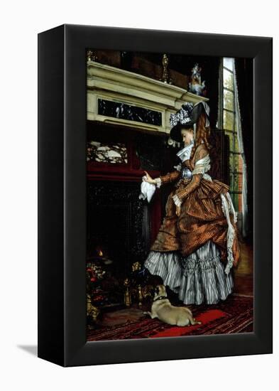 La Cheminee, 1869-James Tissot-Framed Premier Image Canvas