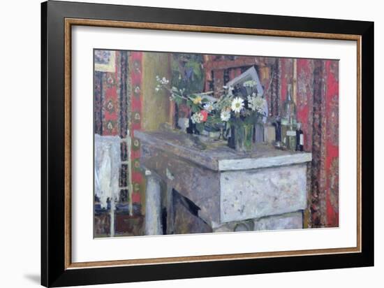 La Cheminee-Edouard Vuillard-Framed Giclee Print