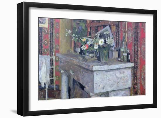 La Cheminee-Edouard Vuillard-Framed Giclee Print