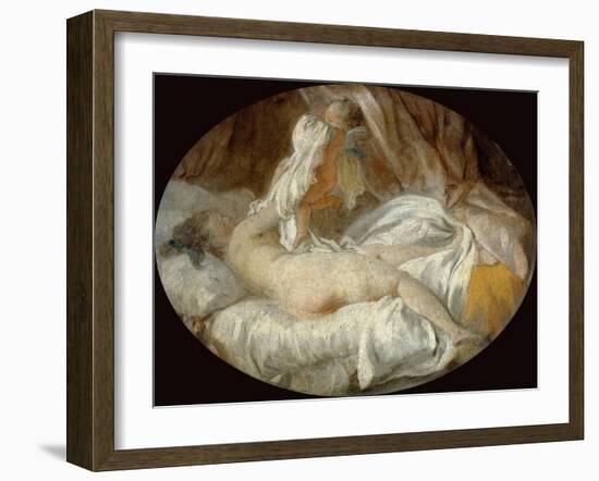 La Chemise Enlevée (The Shirt Remove)-Jean-Honoré Fragonard-Framed Giclee Print