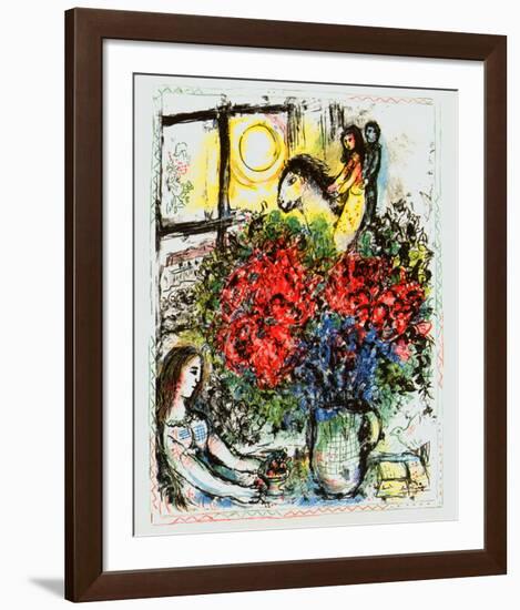 La Chevauchee-Marc Chagall-Framed Art Print