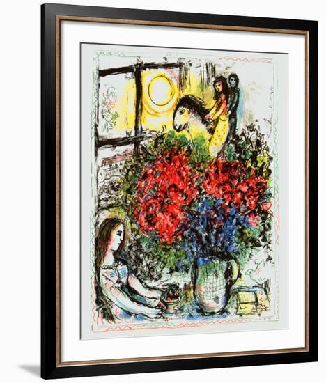 La Chevauchee-Marc Chagall-Framed Art Print