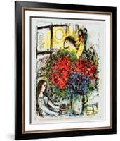 La Chevauchee-Marc Chagall-Framed Art Print