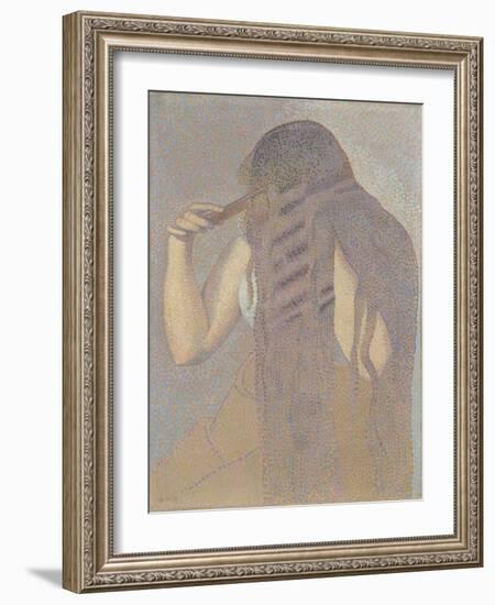 La chevelure-Henri Edmond Cross-Framed Giclee Print
