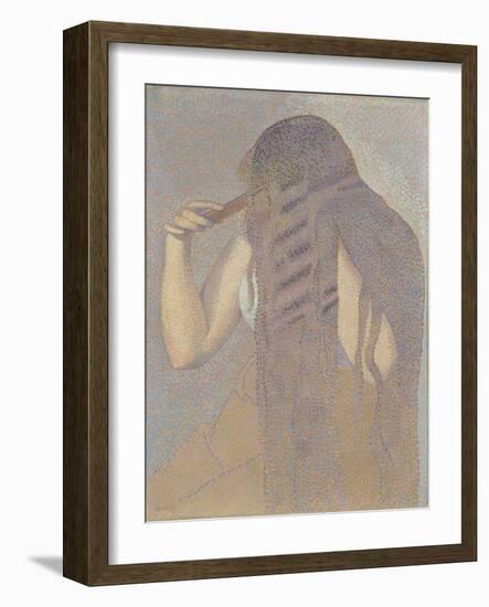 La chevelure-Henri Edmond Cross-Framed Giclee Print