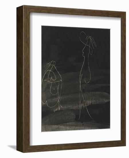 La chèvre-feuille: deux baigneuses, IIeme état-null-Framed Giclee Print