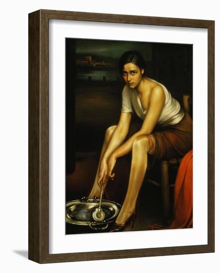 La Chiquita Piconera, 1930-Julio Romero de Torres-Framed Giclee Print