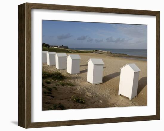 La Cible Beach, Saint Martin, Ile De Re, Charente Maritime, France, Europe-De Mann Jean-Pierre-Framed Photographic Print