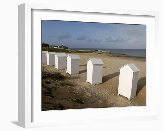 La Cible Beach, Saint Martin, Ile De Re, Charente Maritime, France, Europe-De Mann Jean-Pierre-Framed Photographic Print