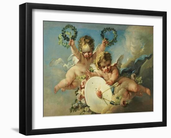 La Cible d'Amour (Love Target)-Francois Boucher-Framed Giclee Print