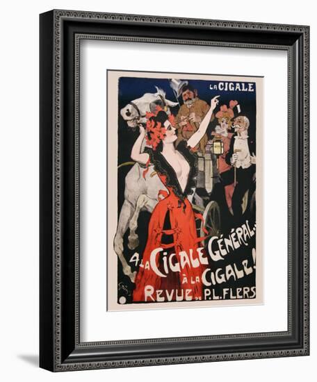 La Cigale-Vintage Posters-Framed Giclee Print