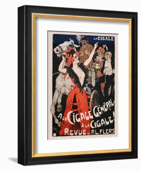 La Cigale-Vintage Posters-Framed Giclee Print