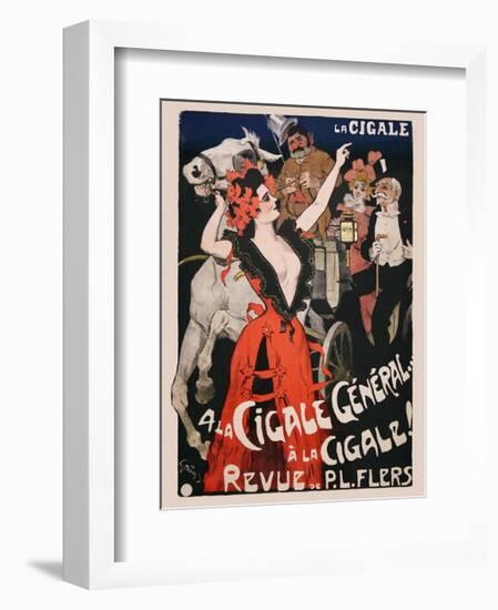 La Cigale-Vintage Posters-Framed Giclee Print