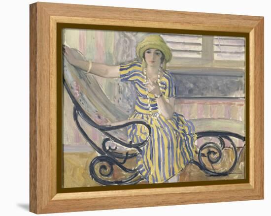 La cigarette-Henri Lebasque-Framed Premier Image Canvas