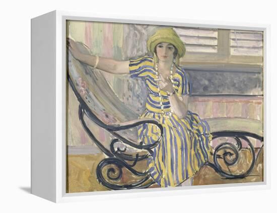 La cigarette-Henri Lebasque-Framed Premier Image Canvas