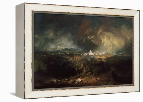 La Cinquieme Plaie D'egypte  Peinture De Joseph Mallord William Turner (1775-1851) 1800 Huile Sur-Joseph Mallord William Turner-Framed Premier Image Canvas