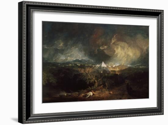 La Cinquieme Plaie D'egypte  Peinture De Joseph Mallord William Turner (1775-1851) 1800 Huile Sur-Joseph Mallord William Turner-Framed Giclee Print