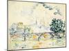 La Cité: le Pont des Arts-Paul Signac-Mounted Giclee Print