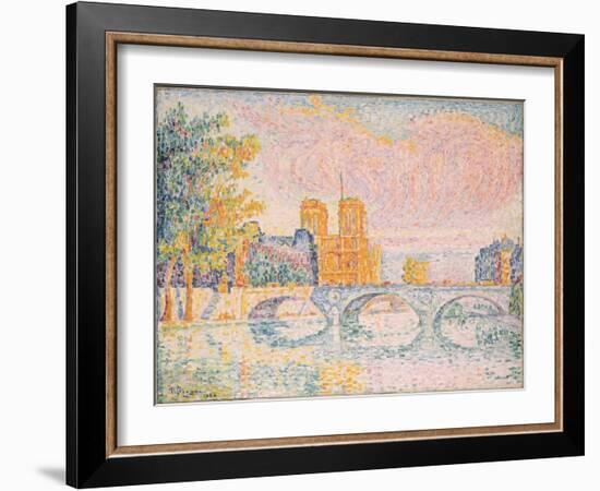 La Cité. Paris, 1934-Paul Signac-Framed Giclee Print