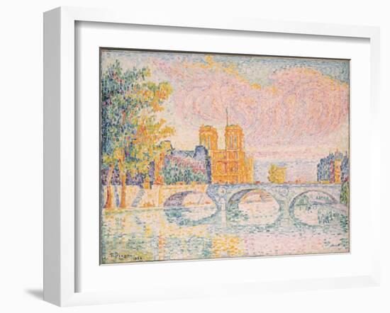 La Cité. Paris, 1934-Paul Signac-Framed Giclee Print