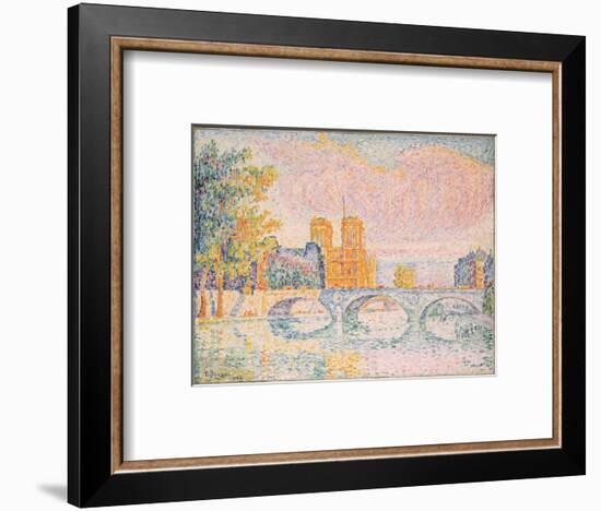 La Cité. Paris, 1934-Paul Signac-Framed Giclee Print