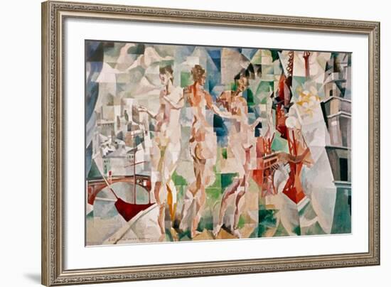 La Ciudad de Paris, 1910-Robert Delaunay-Framed Giclee Print