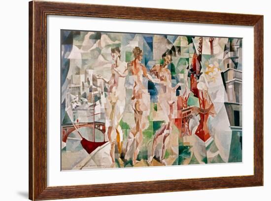 La Ciudad de Paris, 1910-Robert Delaunay-Framed Giclee Print