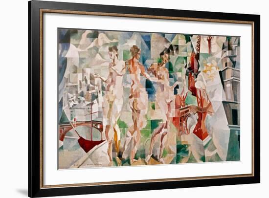 La Ciudad de Paris, 1910-Robert Delaunay-Framed Giclee Print