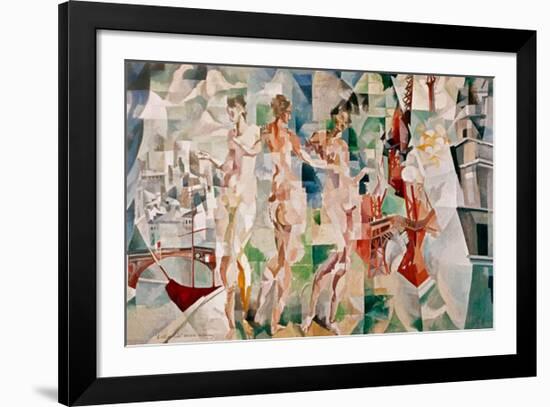 La Ciudad de Paris, 1910-Robert Delaunay-Framed Giclee Print